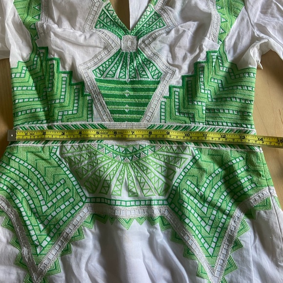 SASS AND BIDE SHORE GREEN EMBROIDERED DRESS - Picture 7 of 9